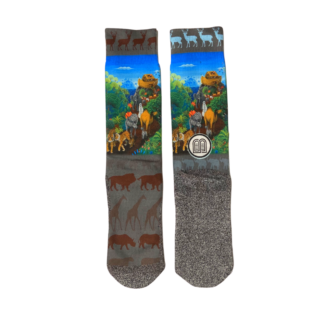 The Noahs Scripture themed Bible Socks by BibleSocks.