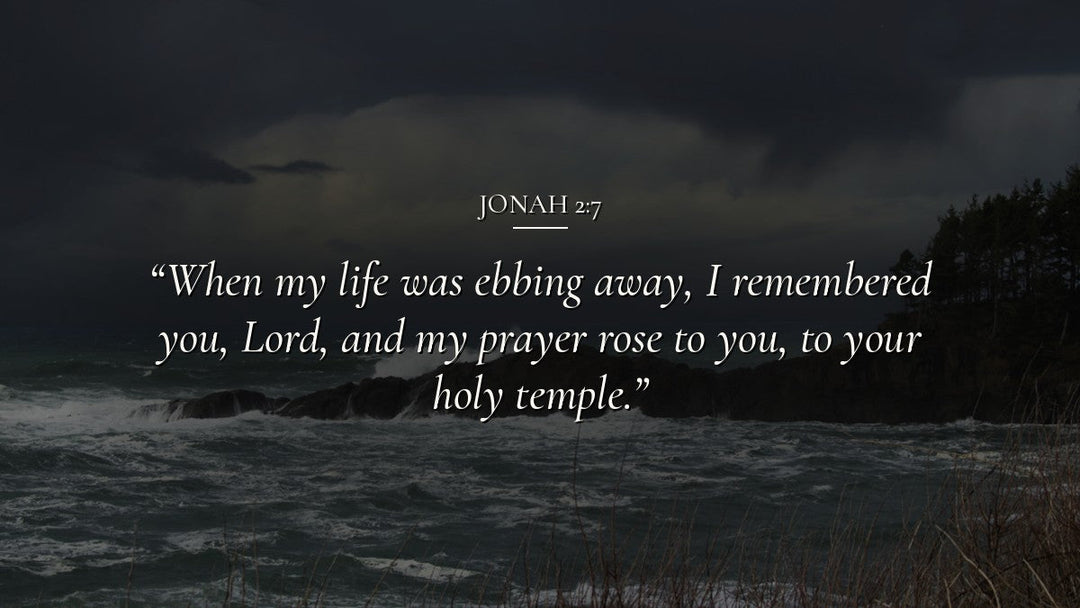 When the Whale Swallows You (Jonah 2:7)