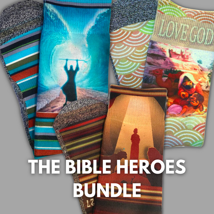 The Bible Heroes Bundle | 3-Pair Bundle | Men's Size 6-13