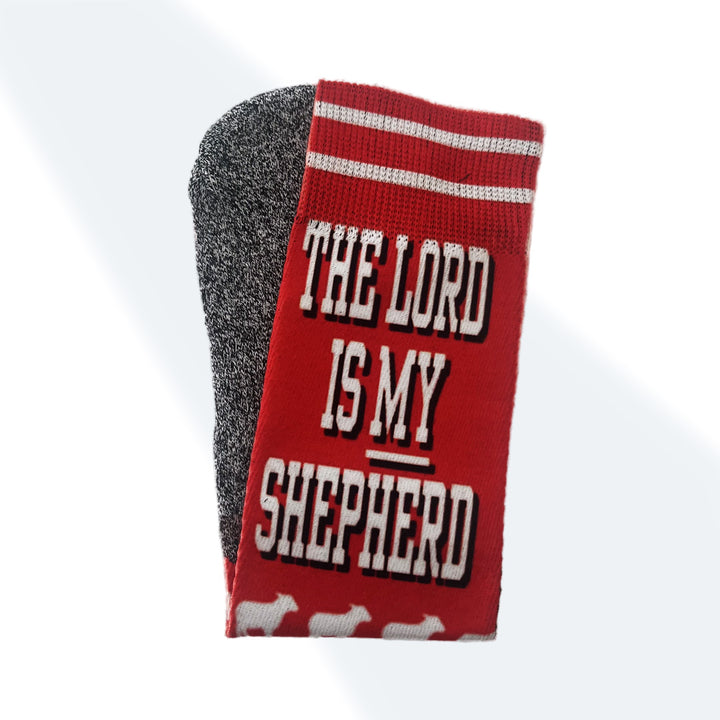 The Shepherd's Psalm (Psalm 23) - Bible Verse Crew Socks