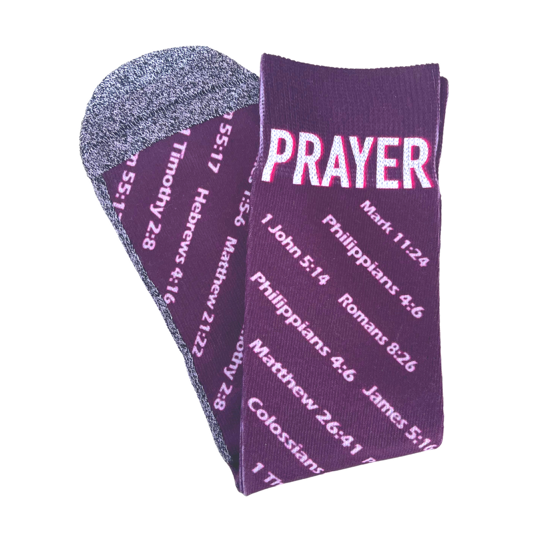 Scripture Socks The Prayer Verses - Bible Verse Crew Socks – BibleSocks