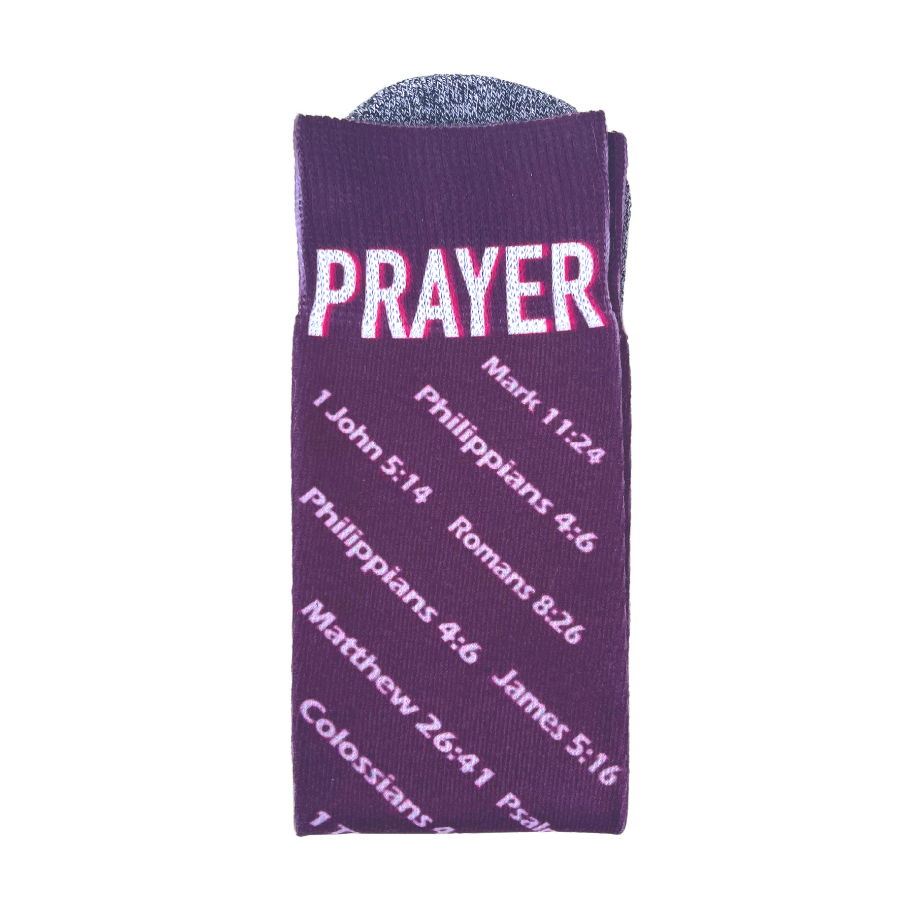 Scripture Socks The Prayer Verses - Bible Verse Crew Socks – BibleSocks