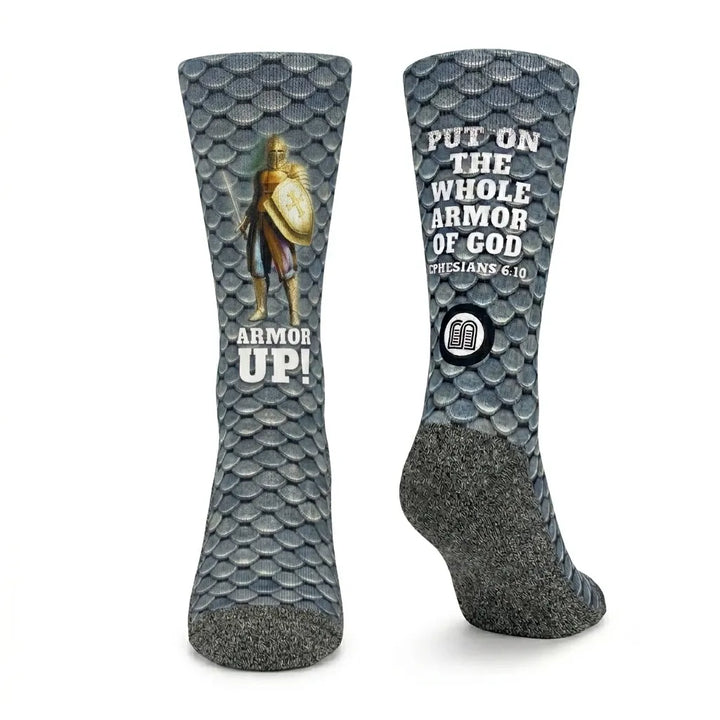 The Armor of God - Bible Verse Crew Socks